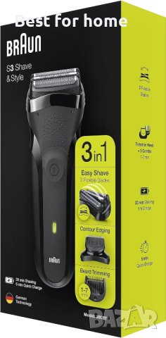Braun Series 3 Shave & Style 3-in-1 Shaver - 300BT, снимка 8 - Маши за коса - 43823951