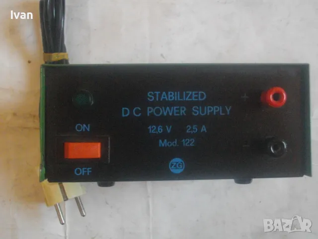 12,6V 2,5A СТАБИЛИЗААТОР НА ПОСТОЯНЕН ТОК ОТ 220 НА 12,6 ВОЛТА STABILIZED DC POWER SUPPLY Mod.122, снимка 10 - Друга електроника - 49750838