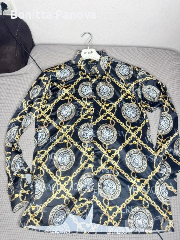 Мъжка Риза Versace , снимка 4 - Ризи - 42458613