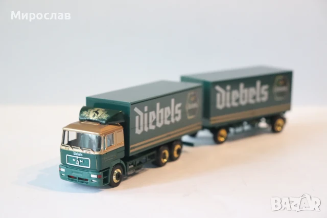 HERPA H0 1/87 MAN  TIR КАМИОН МОДЕЛ КОЛИЧКА, снимка 3 - Колекции - 49622844