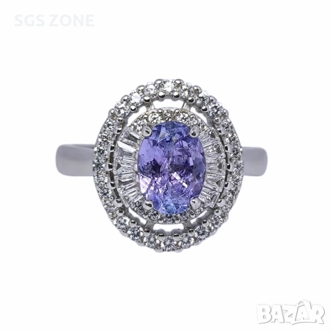 Много Красив Пръстен с Танзанит от Тайланд, снимка 7 - Пръстени - 49824969