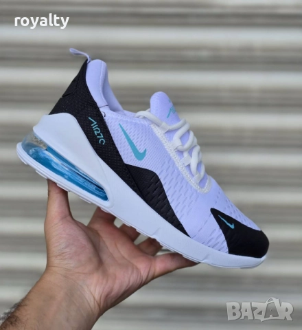 Маратонки Max 270 New Бяло Черно Синьо дамски маратонки 