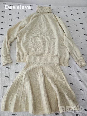 Сет плетиво пола и блуза , снимка 2 - Блузи с дълъг ръкав и пуловери - 52918412