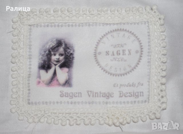 Дамска Vintage чанта Sagen Design от 100% Лен, снимка 8 - Чанти - 27517646