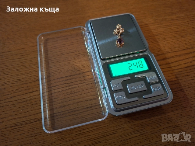 Златна висулка / Висулка за синджир - 2,48 гр. / 585 / 14К, снимка 7 - Колиета, медальони, синджири - 52815211