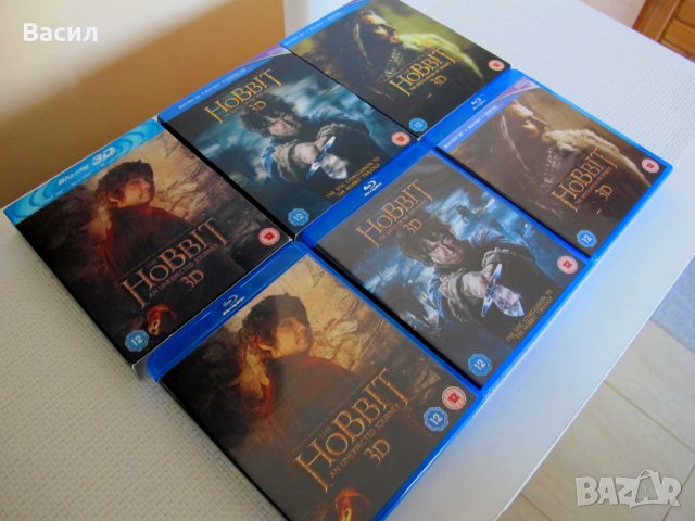 Hobbit Trilogy 3D + 2D Blu Ray 12 диска за колекционери, снимка 13 - Blu-Ray филми - 43801317