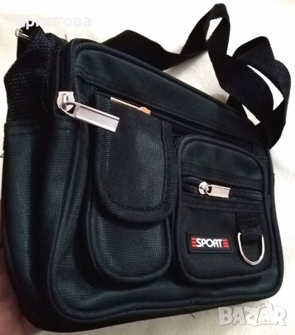 Нова спортно-ежедневна чанта, черна, снимка 2 - Чанти - 38796980