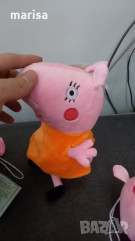 Музикална плюшена играчка Peppa Pig с песничка от филма Прасето Пепа , снимка 5 - Плюшени играчки - 28074331