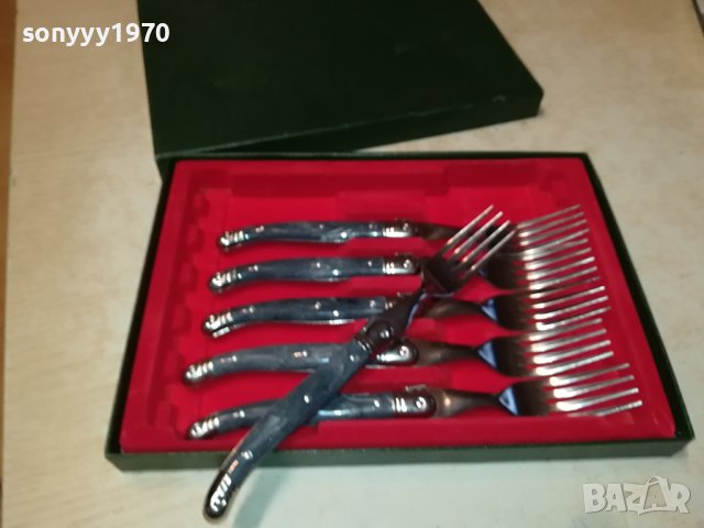 ФРЕНСКИ ВИЛИЦИ-LAGUIOLE 6БР 0412231018, снимка 10 - Антикварни и старинни предмети - 43264214