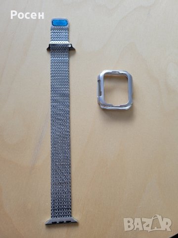 Метална каишка за Apple Watch 9/8/7/6/SE 42 44 45mm, снимка 1 - Смарт гривни - 42992612