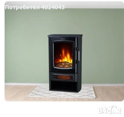 Електрическа камина, 2000W, снимка 2 - Отоплителни печки - 47269148