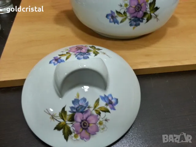 стар български порцелан супник, снимка 3 - Антикварни и старинни предмети - 49425974