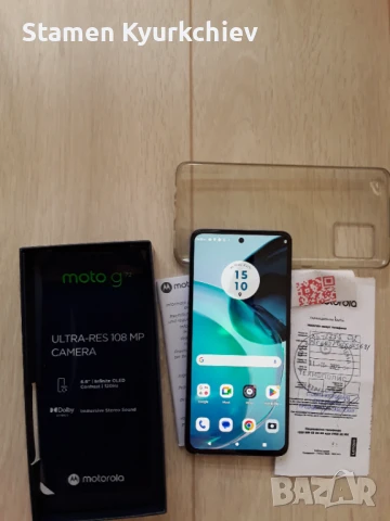 Motorola moto g72 гаранционен!, снимка 1