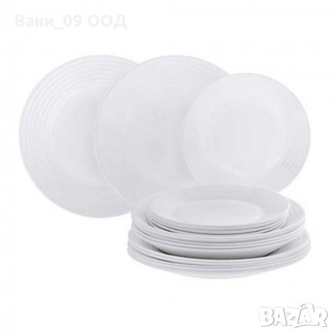 Сервиз за хранене от аркопал-18 части, снимка 3 - Сервизи - 32911240