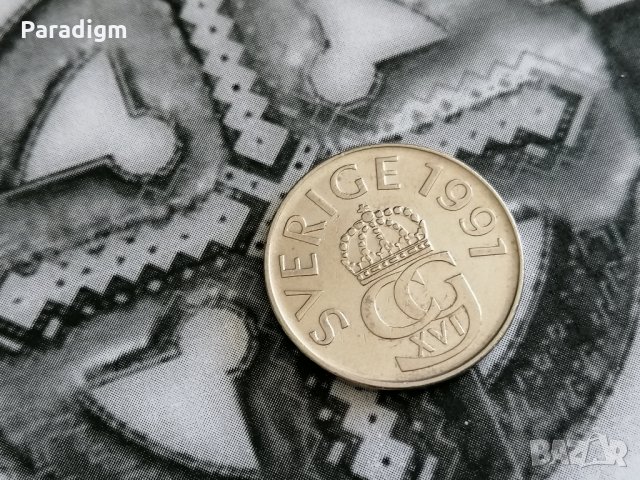Mонета - Швеция - 5 крони | 1991г., снимка 2 - Нумизматика и бонистика - 28441858