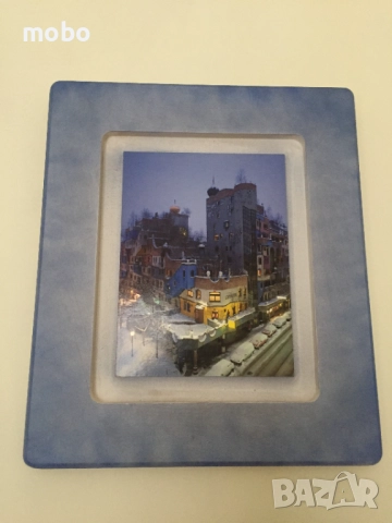 Картина „ Къщата на Хундертвасер - Виена “ , снимка 2 - Картини - 51565920