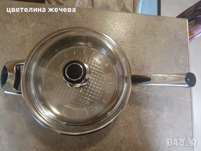 Професионален тиган с двойно дъно JS-Produkte, снимка 6 - Съдове за готвене - 52374897