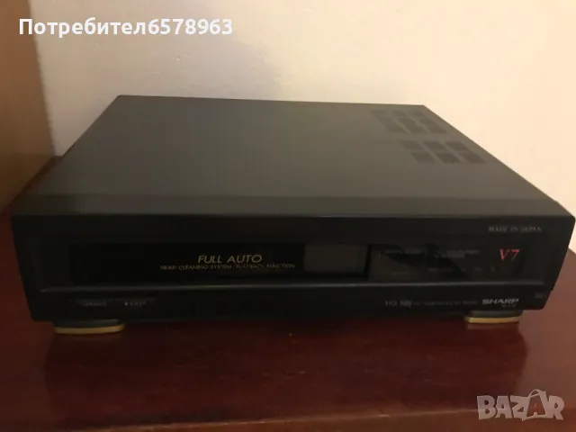 Видео рекордер SHARP VC-7B   VHS, снимка 5 - Плейъри, домашно кино, прожектори - 47815659