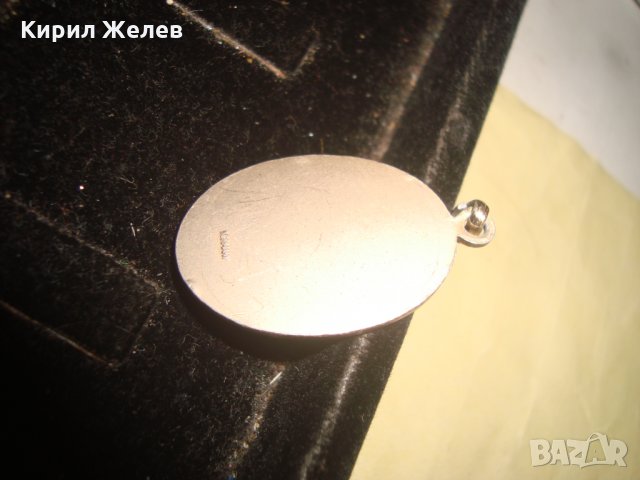 СТАРА ГЕРМАНСКА ПОЗЛАТЕНА ИКОНКА ПОСРЕБРЕНА МЕДАЛЬОН 21105, снимка 6 - Антикварни и старинни предмети - 32689499