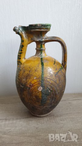 ГОЛЯМ СТАР КЕРАМИЧЕН КРОНДИР, снимка 2 - Антикварни и старинни предмети - 43526981