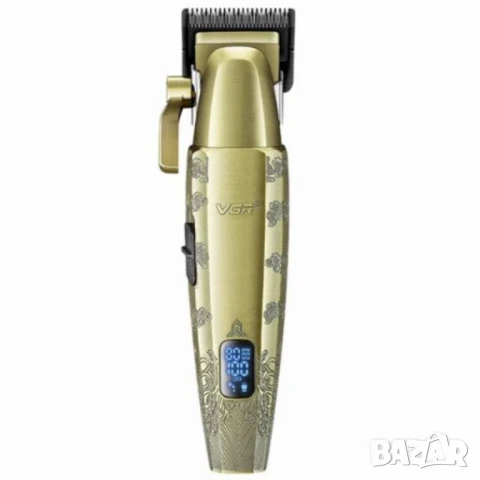 Професионална машинка за подстригване VGR V-036 с мощен мотор, титаниеви ножове и батерия 2600mAh, снимка 2 - Машинки за подстригване - 50623178