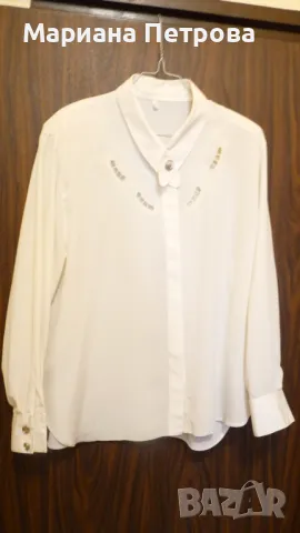 Дамски копринени блузи - 3  броя, снимка 5 - Ризи - 49227668