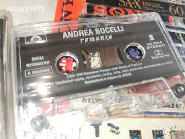 ANDREA BOCELLI-ORIGINAL TAPE 1602261622, снимка 4 - Аудио касети - 53497041