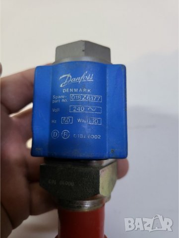 Електро магнет вентил Danfoss с 2 резби 240волта  ~ 10W -40-; до 105 градуса, снимка 2 - Резервни части за машини - 39560197
