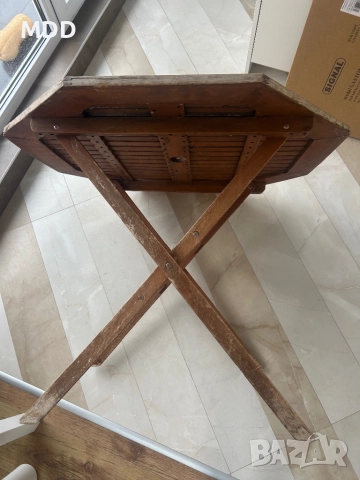 Градинска маса с два стола, снимка 2 - Градински мебели, декорация  - 52664620