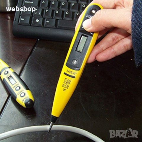 Многофункционален цифров тестер фазомер AC/DC, снимка 3 - Други инструменти - 38812798