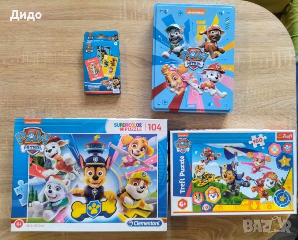 "Paw Patrol/Пес Патрул" (пъзели, карти, книжки рисуване, фигурки), снимка 1 - Фигурки - 41322156