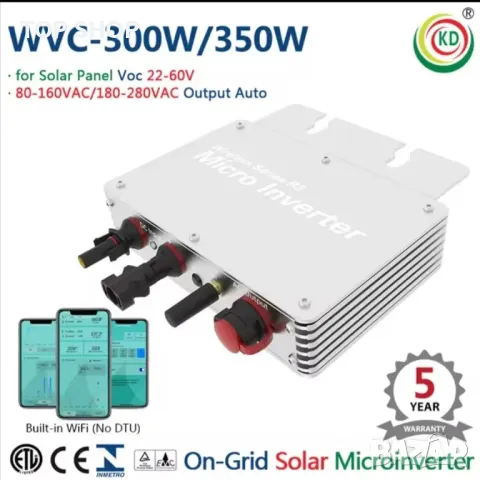 соларен MPPT микрокомпютър микро инвертор, снимка 3 - Друга електроника - 48781766