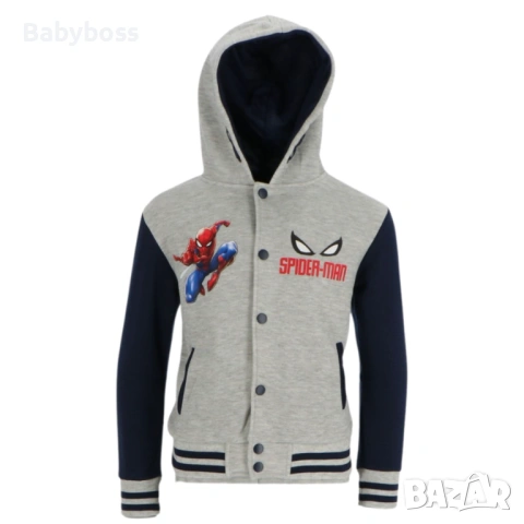 Яке бомбър за момче Спайдърмен