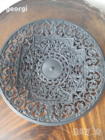Немска метална декоративна чиния за стена Buderus 1731