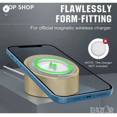 Магнитна стойка за зарядно устройство TiMOVO, съвместима със защитен безжичен Magsafe, снимка 2 - Безжични зарядни - 48724111