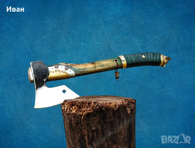 Ръчно изработена Брадва Пират, топор ,, снимка 2 - Ножове - 51681055