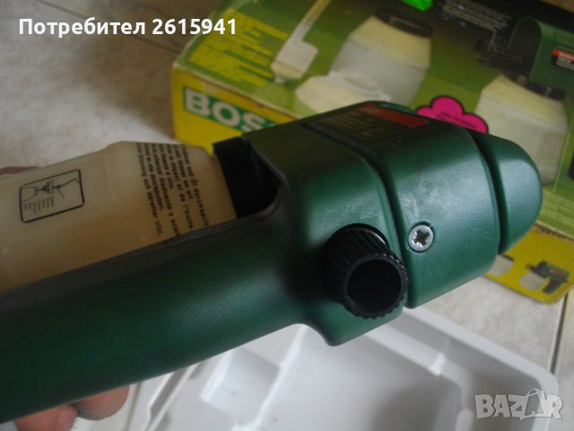Bosch PSP70-Made in Switzerland-Електрически Пистолет За Боядисване-Бош-30 Вата-ЗАПУШЕН, снимка 14 - Други инструменти - 40353793