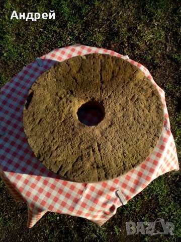 Старинно каменно точило от дялан камък #2, снимка 2 - Антикварни и старинни предмети - 28322096