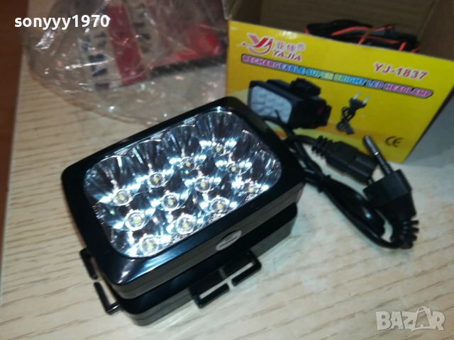 ЛЕД ПРОЖЕКТОР ЗА ГЛАВА-ЧЕЛНИК 1910251909, снимка 4 - Екипировка - 52109592