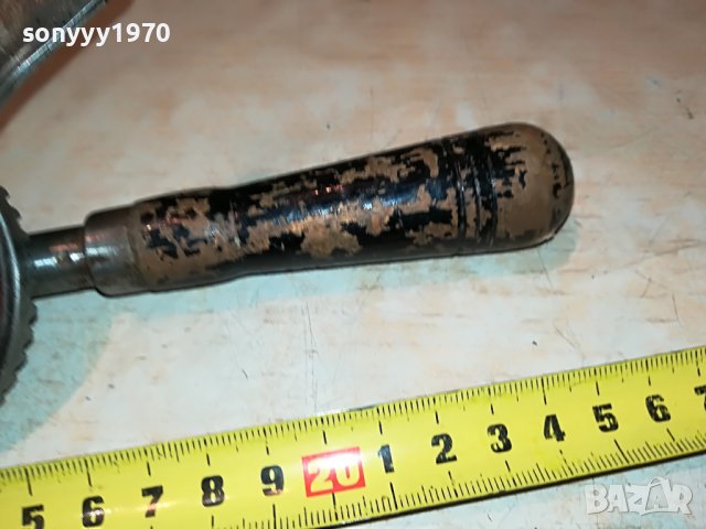 антика-стара дрелка 0911221537, снимка 4 - Антикварни и старинни предмети - 38614890