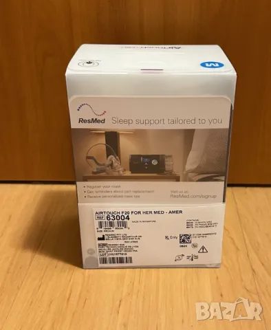 Маска за цялото лице с вентилация ResMed AirTouch F20 ResMed / ResMed UltraSoft / Memory Foam, снимка 4 - Медицински консумативи - 49682377