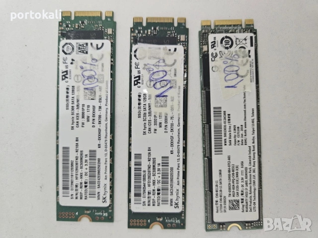 SSD M.2 2280 SATA III NVME 128GB SK Hynix LiteON