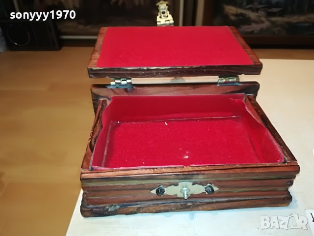 КУТИЯ КНИГА С МЕТАЛЕН ОБКОВ-ВНОС ФРАНЦИЯ 3004231032, снимка 7 - Антикварни и старинни предмети - 40533957