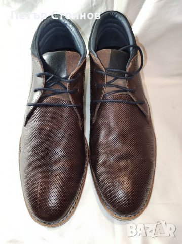 Елегантни мъжки клакрове от естествена кожа OLIVER JACOB №43, снимка 5 - Мъжки боти - 36762266