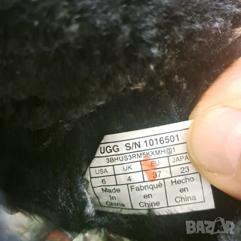 Ugg Апрески W Mini Bailey Bow II 1016501 номер 37 боти / ботуши , снимка 8 - Дамски боти - 53049257