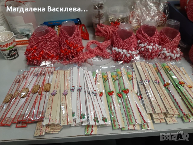 Мартеници - ръчно изработени гривни, снимка 6 - Гривни - 53117988