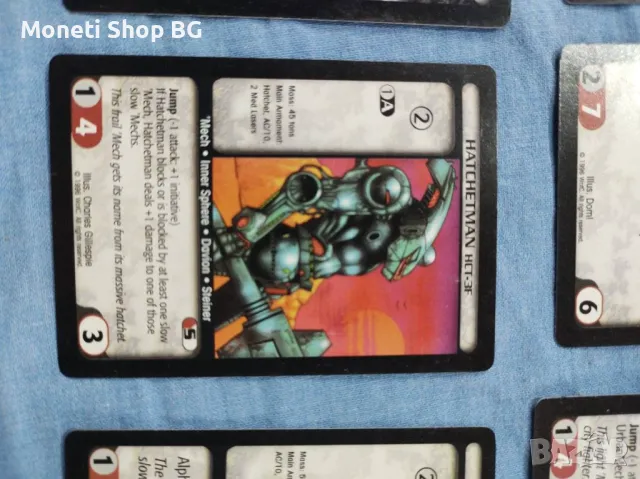 Предлагаме голяма колекция карти Batletech , снимка 7 - Други ценни предмети - 48969229