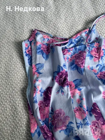 Zara рокля на цветя, снимка 4 - Рокли - 47619963