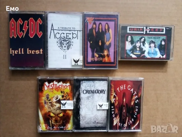 За меломаните - Разнообразни и отлично запазени аудиокасетки с Метъл (много жанрове) и Рок!, снимка 15 - Аудио касети - 47078617