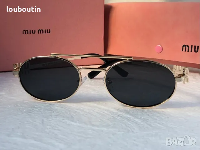 Miu 2024 дамски слънчеви очила елипса овални кръгли 4 цвята, снимка 18 - Слънчеви и диоптрични очила - 47681503